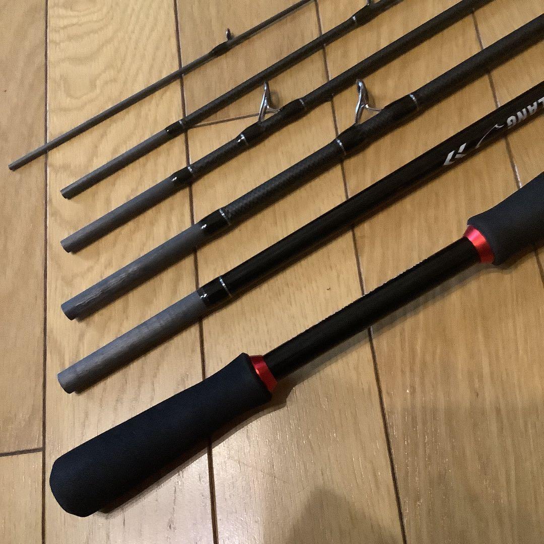 超コンパクト　2.1mベイト&スピニングロッド　モバイルロッド　パックロッド