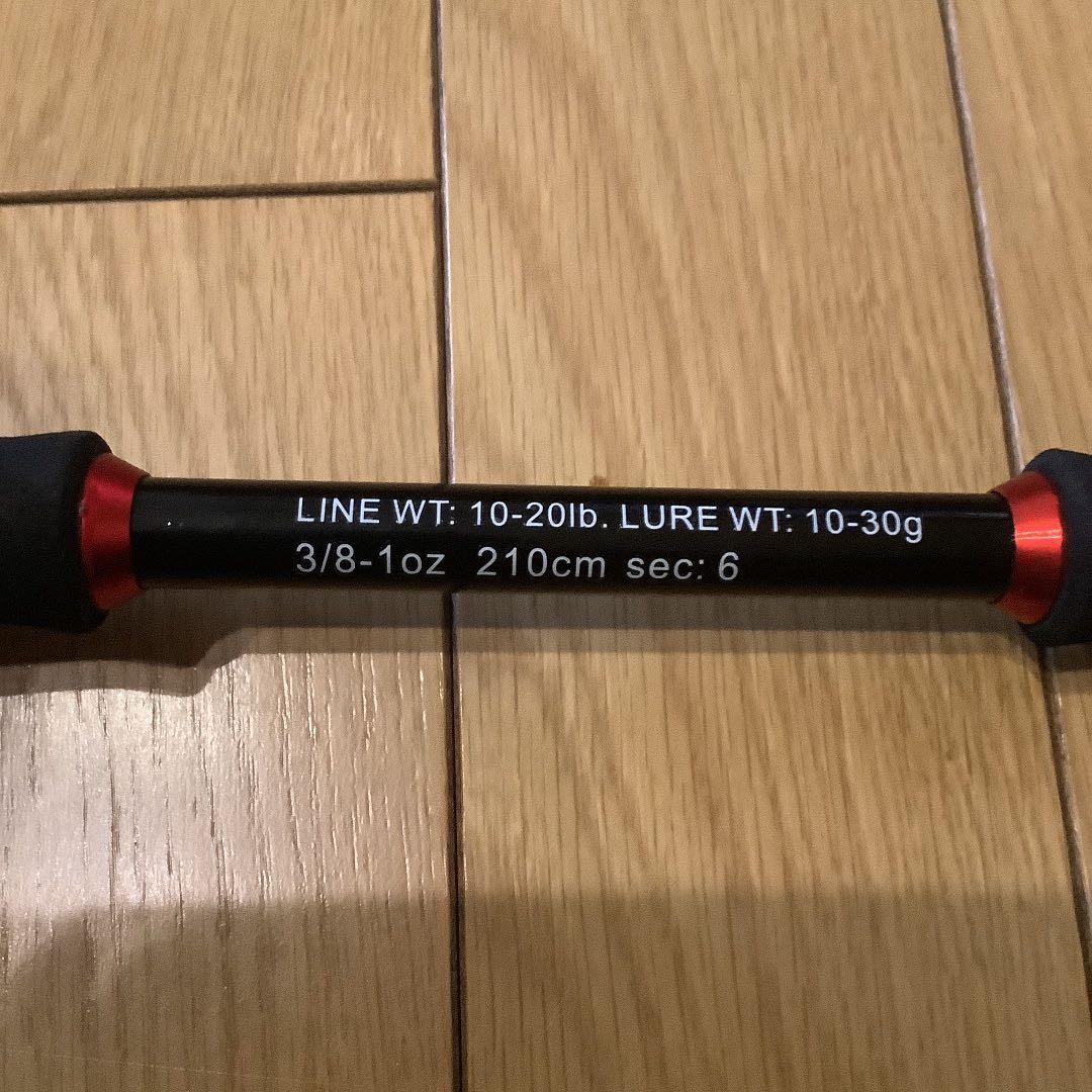 超コンパクト　2.1mベイト&スピニングロッド　モバイルロッド　パックロッド