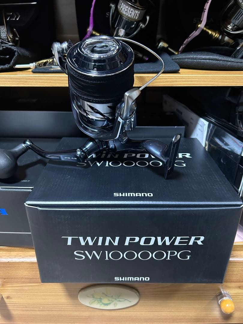 【実釣未使用】21ツインパワーsw 10000PG PEライン新品付き