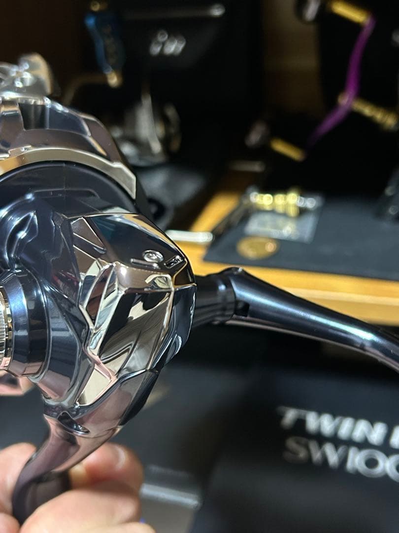 【実釣未使用】21ツインパワーsw 10000PG PEライン新品付き