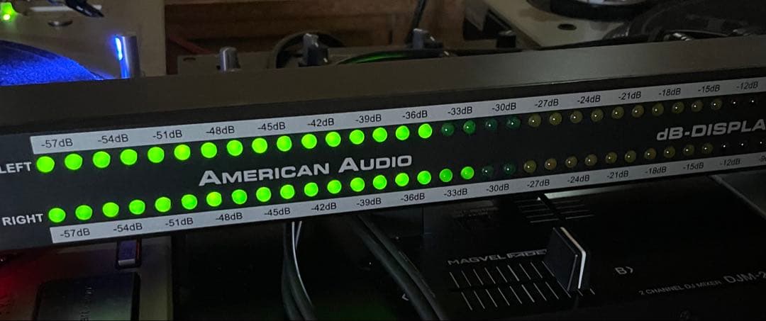 18日まで価格！AMERICAN AUDIO DB Display レベルメータ