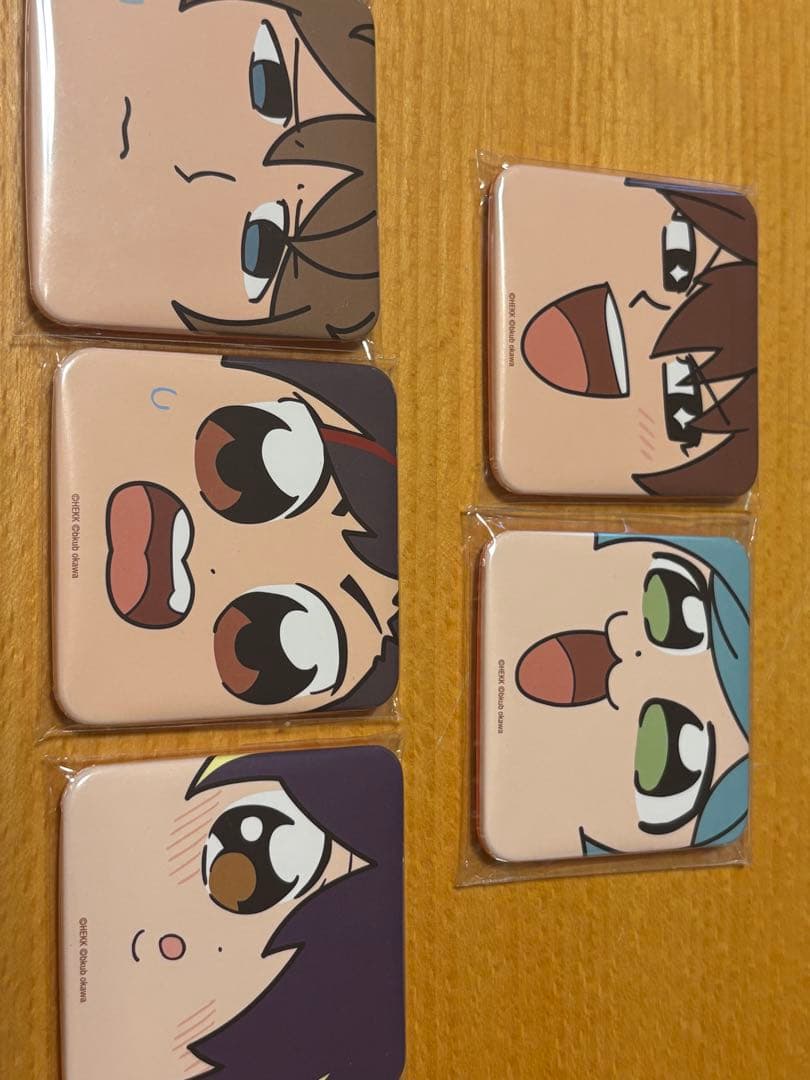 流星隊ぶくぶ缶バッジセット