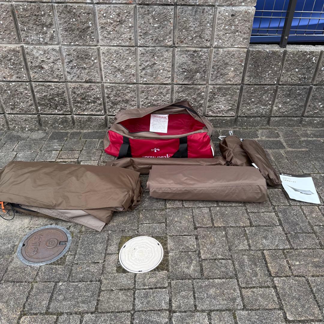  peak ヘキサイーズ1 グランドシート付き