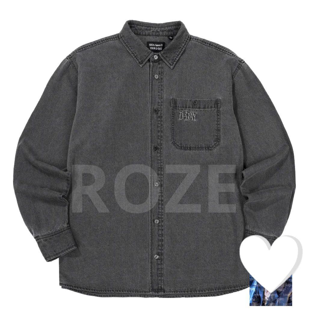 BTS SUGA Agust D D-DAY 長袖 シャツ グレー L 未使用