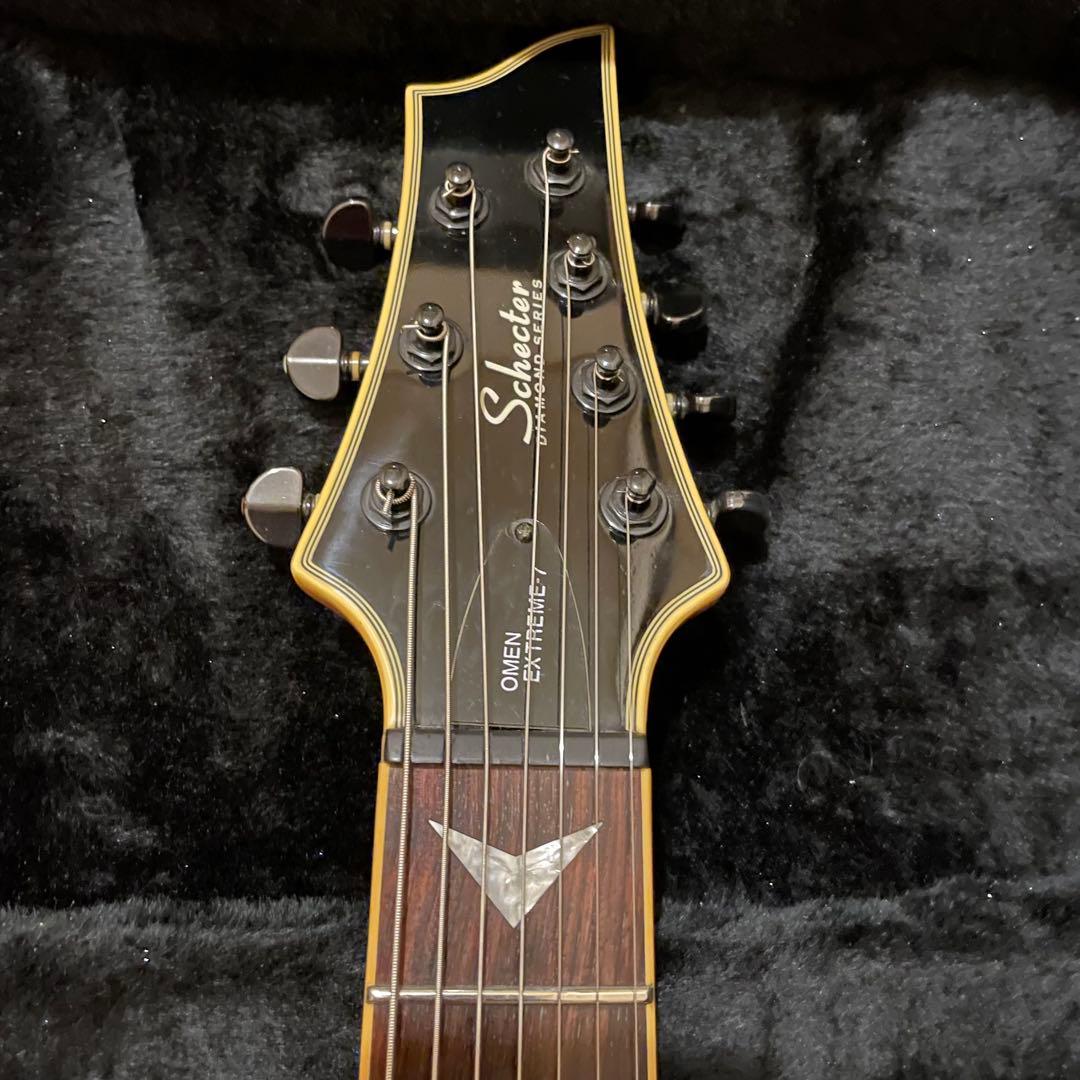 7弦ギター セミハードケース付 Schecter OMEN EXTREME-7