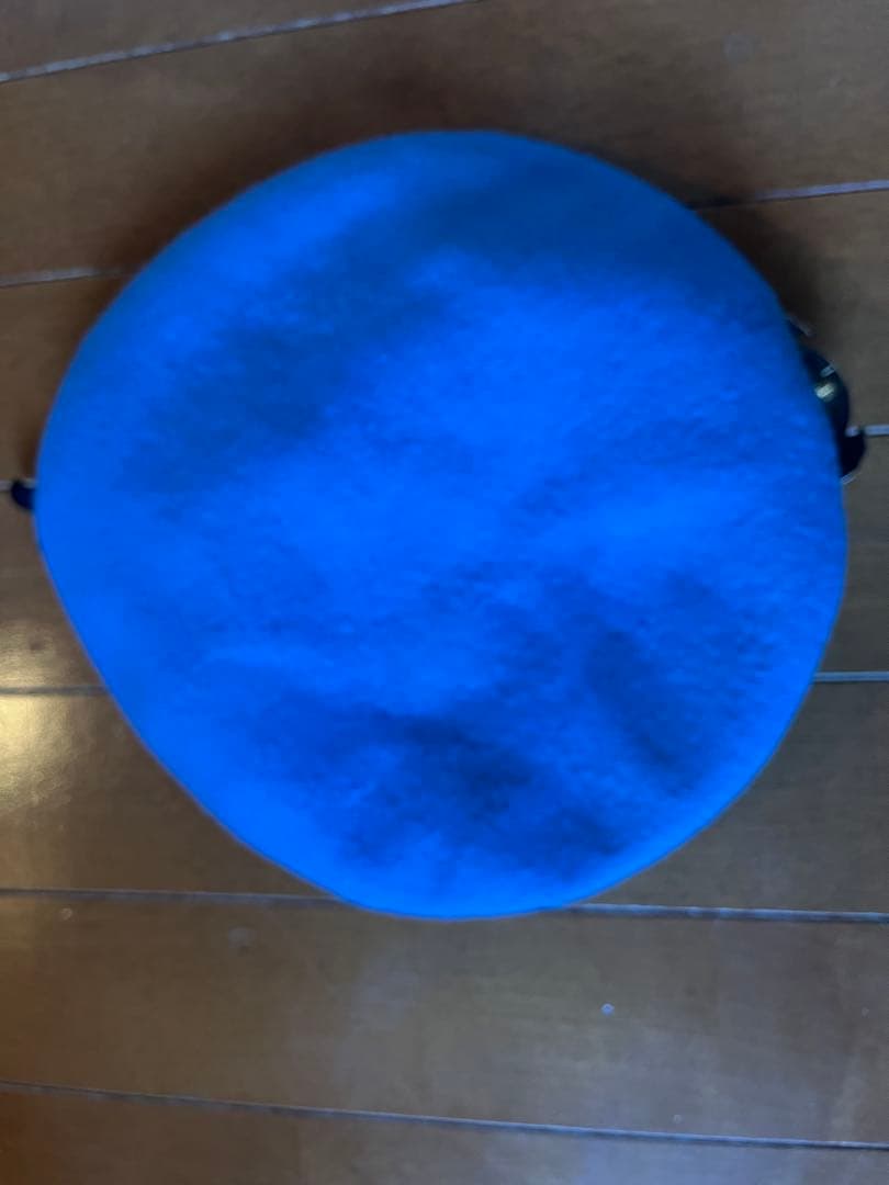 海外派遣PKO部隊正規品　国連エンブレム付き青い帽子