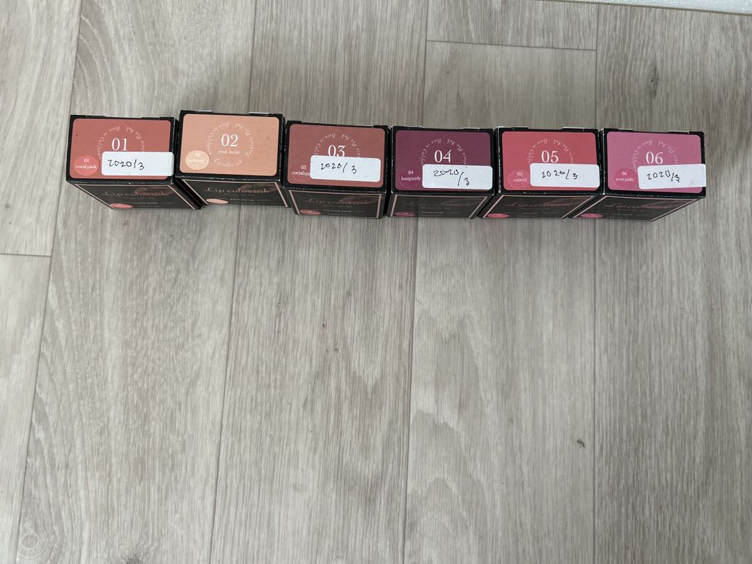 TACCIA 万年筆用インク 水性染料 リップカラーインク 6点