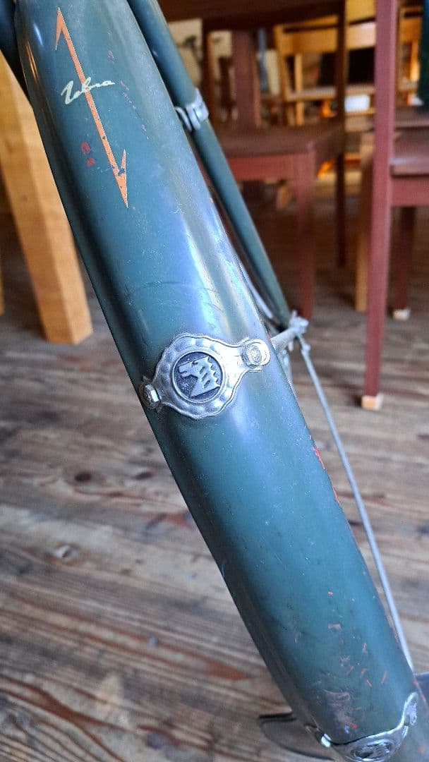 ZEBRAサイクル　ゼブラ自転車　実用車　昭和