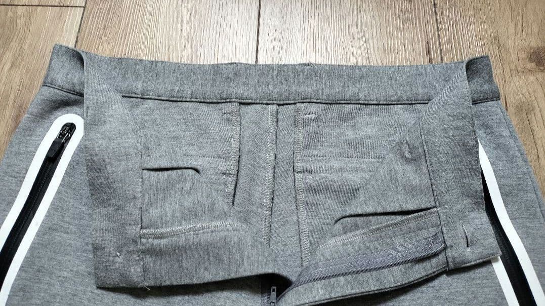 【V12】メンズ ゴルフ 秋冬ウエア スウェット セットアップ　 グレー系