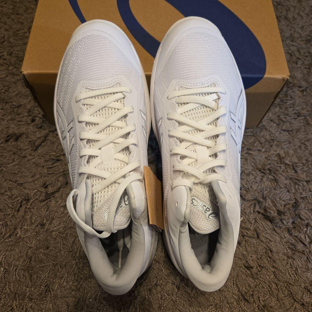 新品 アシックス ゲルバースト バスケ 27cm 白