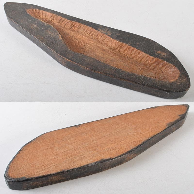 天然石　鑑賞石　置物　重さ約2.71㎏　唐木台付　V　R6595