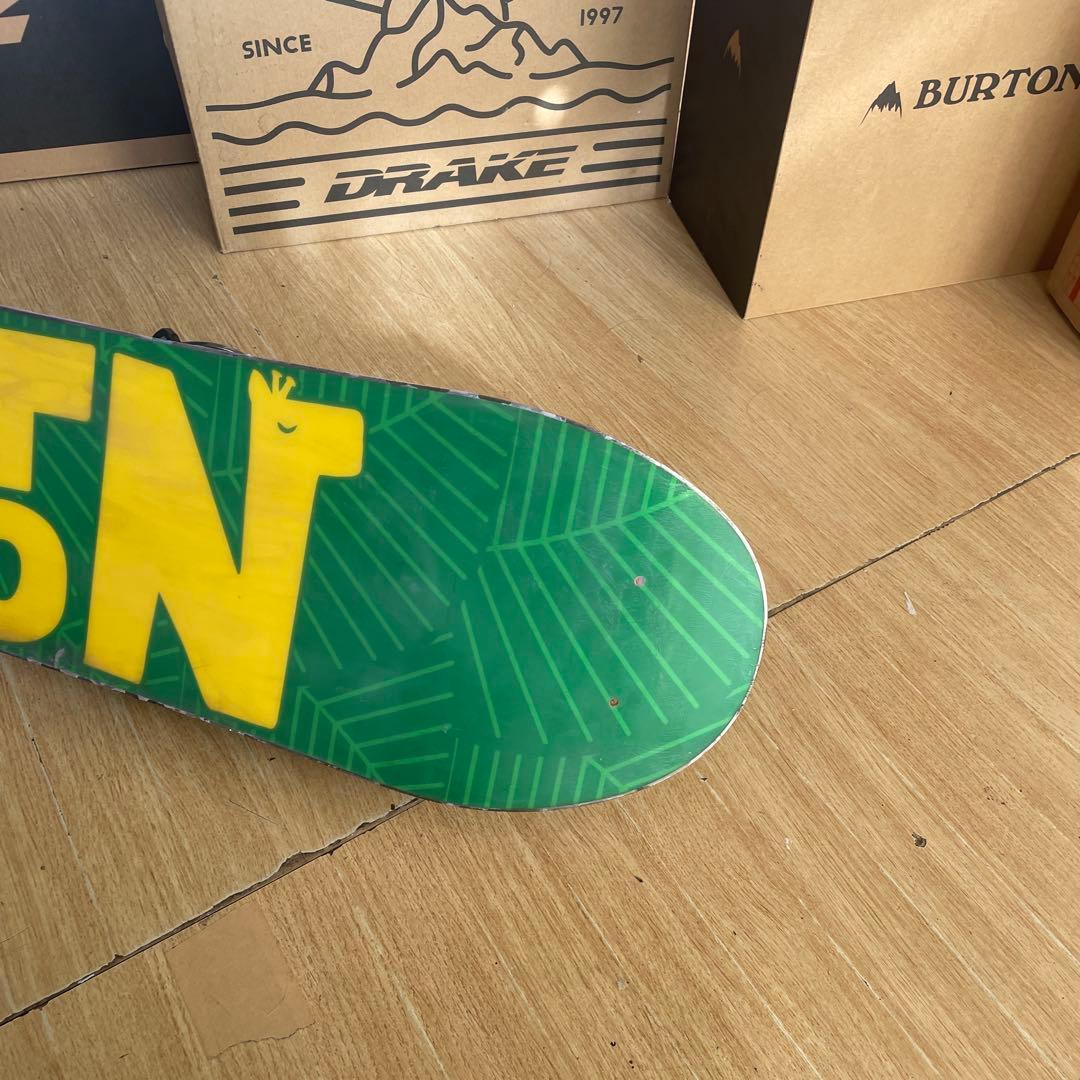 BURTON　キッズスノーボードセット　100cm　バートン　バイン付3点セット