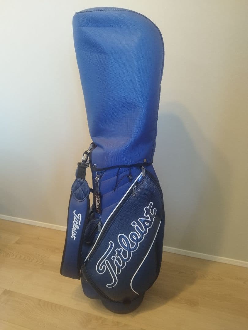【値下げOK】Titleist タイトリスト　キャディバッグ 青　ネイビー