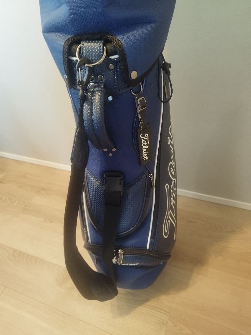 【値下げOK】Titleist タイトリスト　キャディバッグ 青　ネイビー