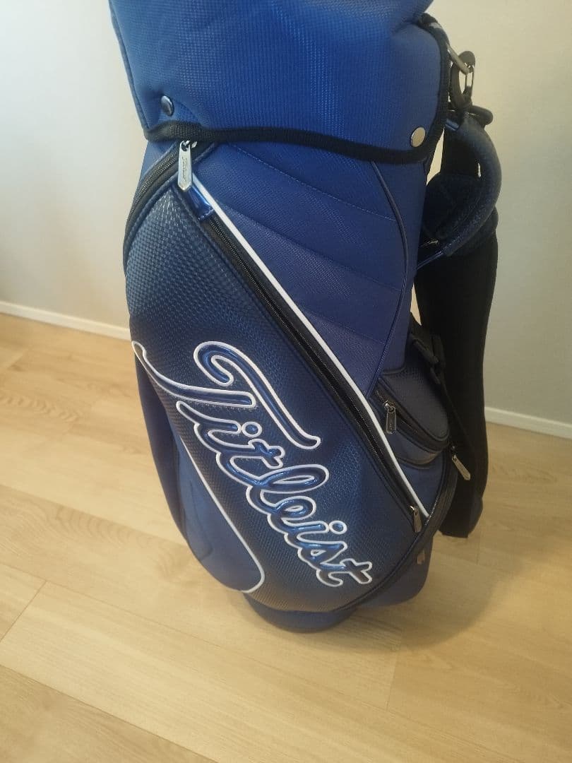 【値下げOK】Titleist タイトリスト　キャディバッグ 青　ネイビー