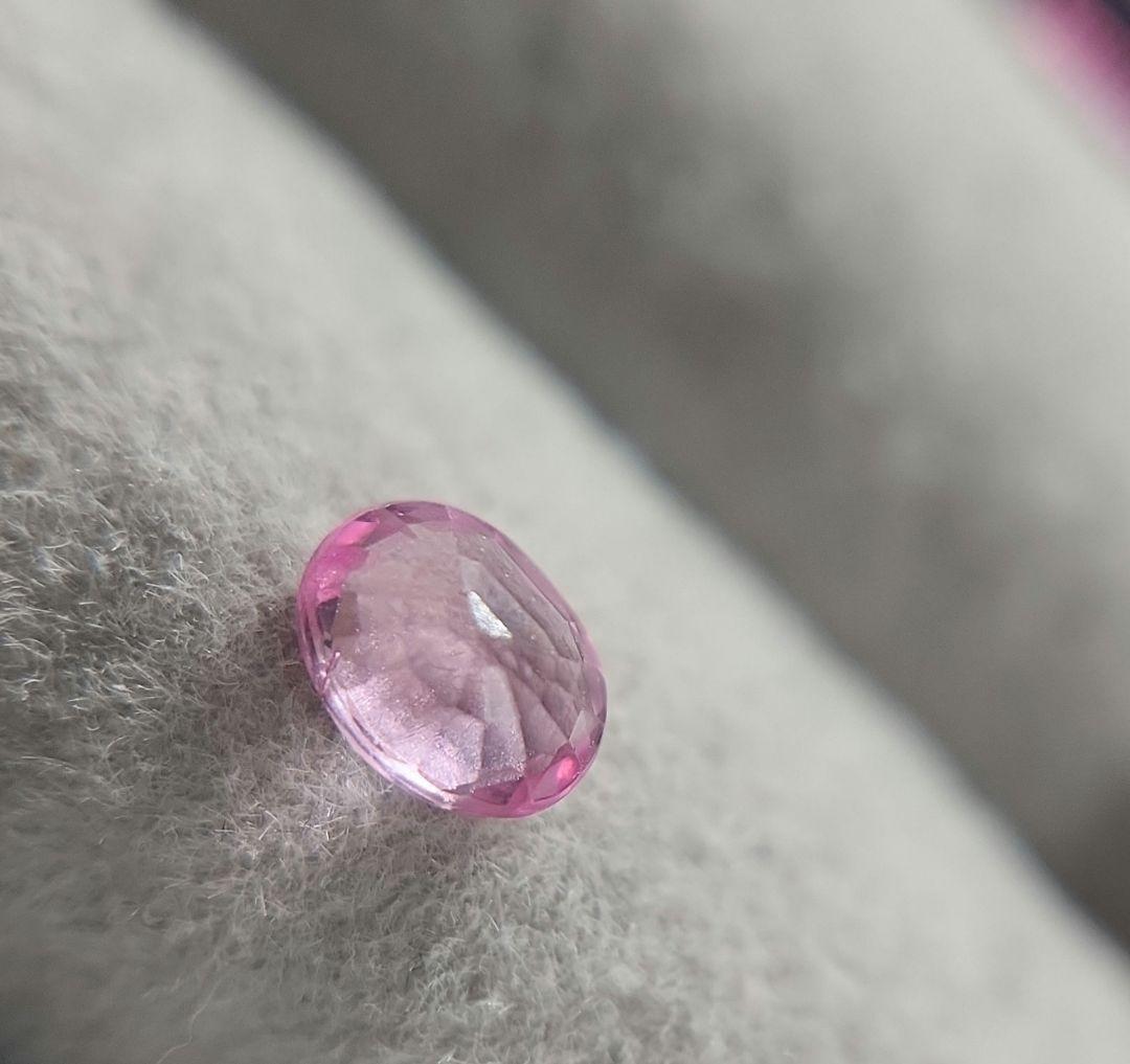 非加熱天然パパラチアサファイア 0.420ct