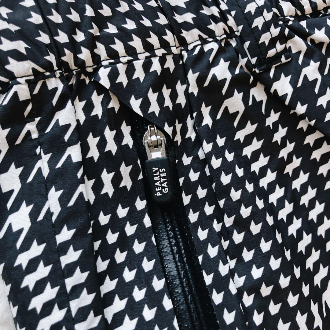 【新品 レインパンツ】パーリーゲイツ ストレッチ 千鳥柄 2/L