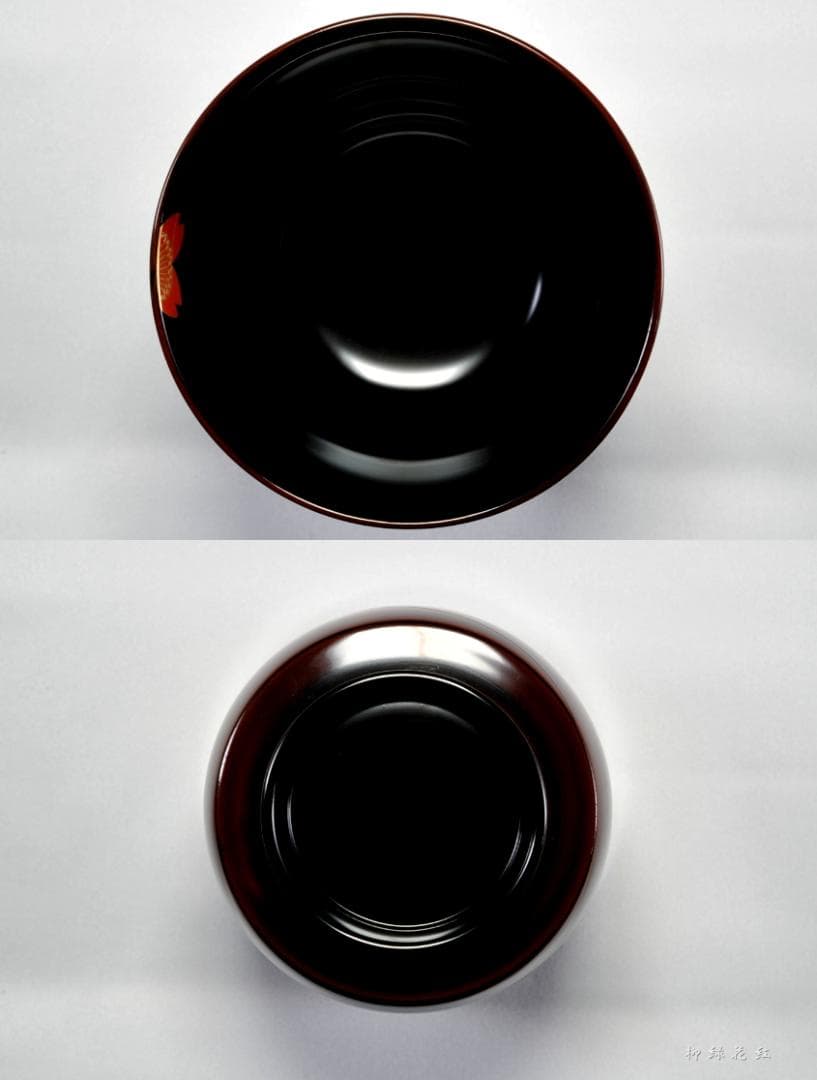 祥明 輪島塗 春秋蒔絵 箸洗 五 共箱 箱瀬淳一 懐石道具