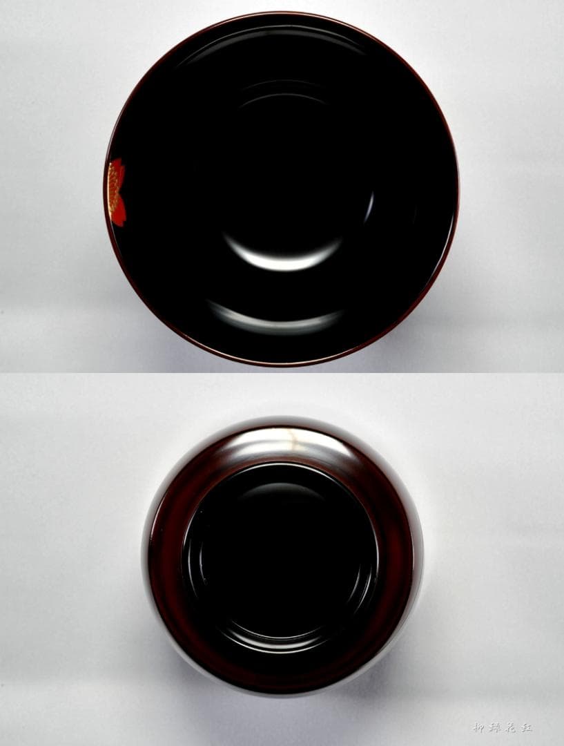 祥明 輪島塗 春秋蒔絵 箸洗 五 共箱 箱瀬淳一 懐石道具