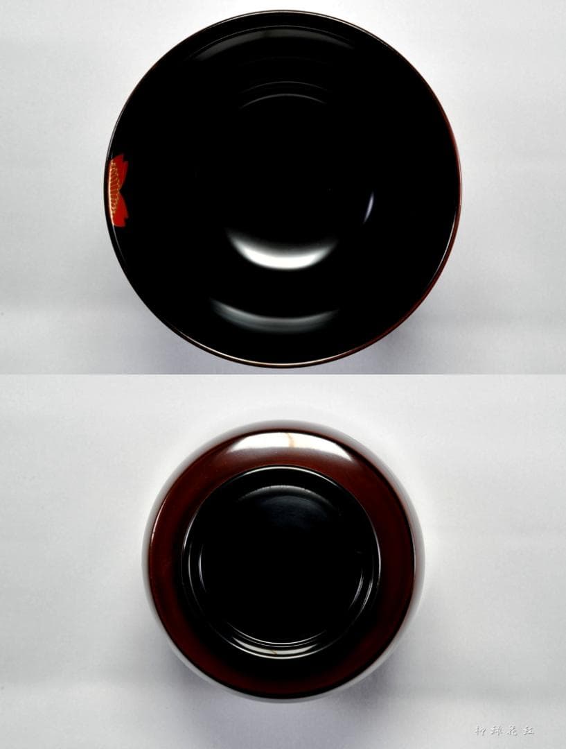 祥明 輪島塗 春秋蒔絵 箸洗 五 共箱 箱瀬淳一 懐石道具