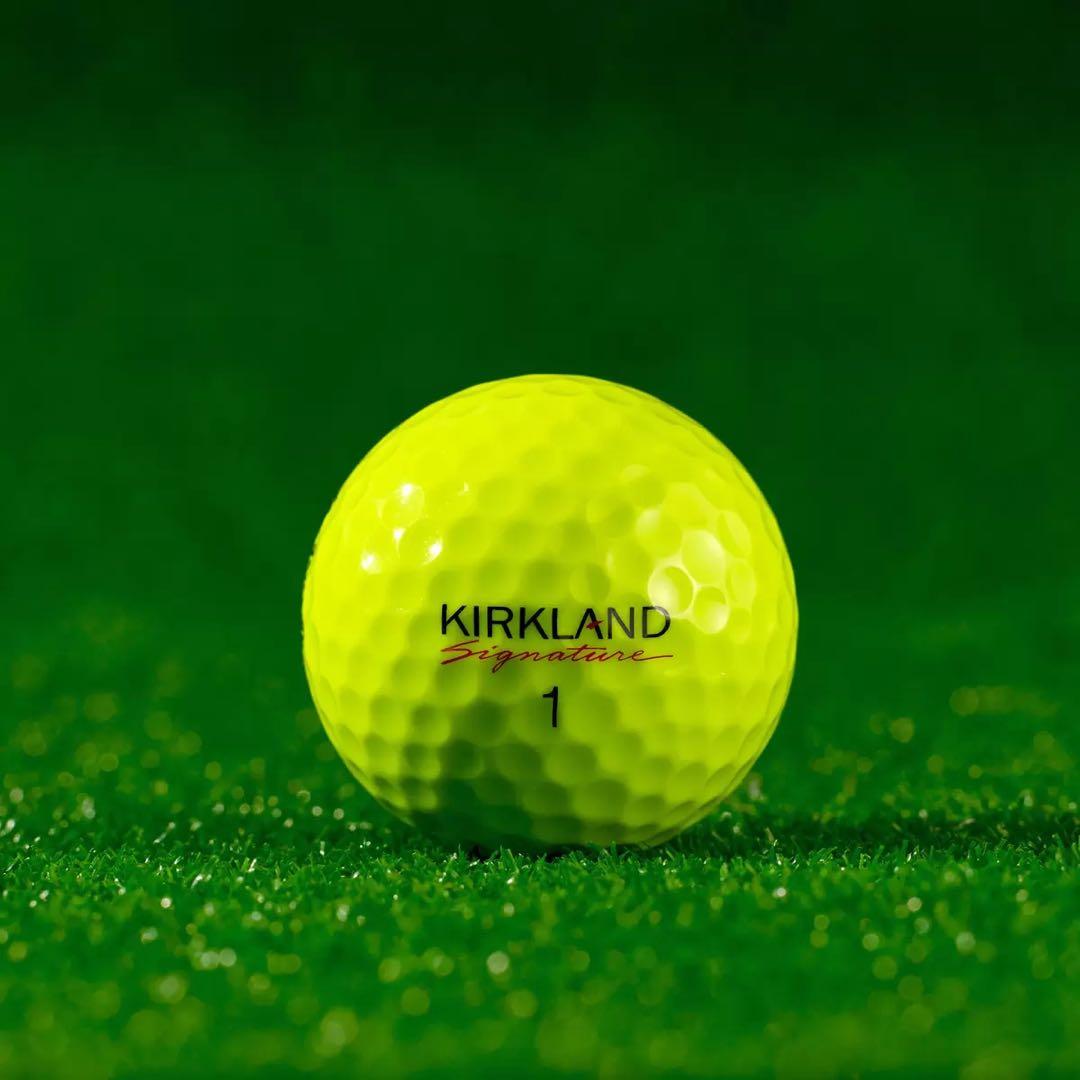 【新品】カークランドシグネチャー ゴルフボール イエロー 48球