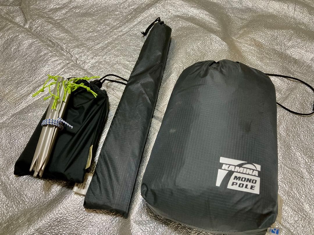 ファイントラック カミナモノポール2 テント 純正フットプリント付属