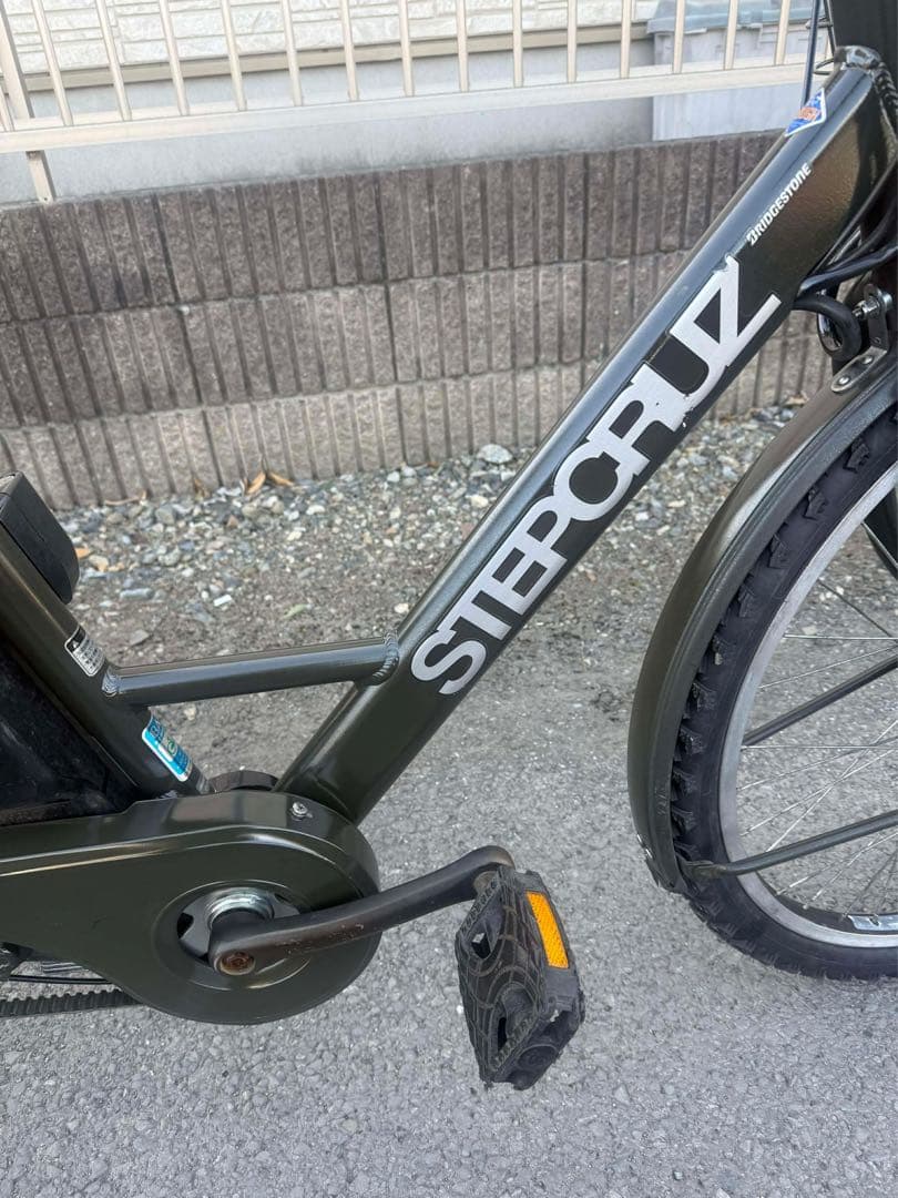STEPBRUZ 電動アシスト自転車 オリーブグリーン