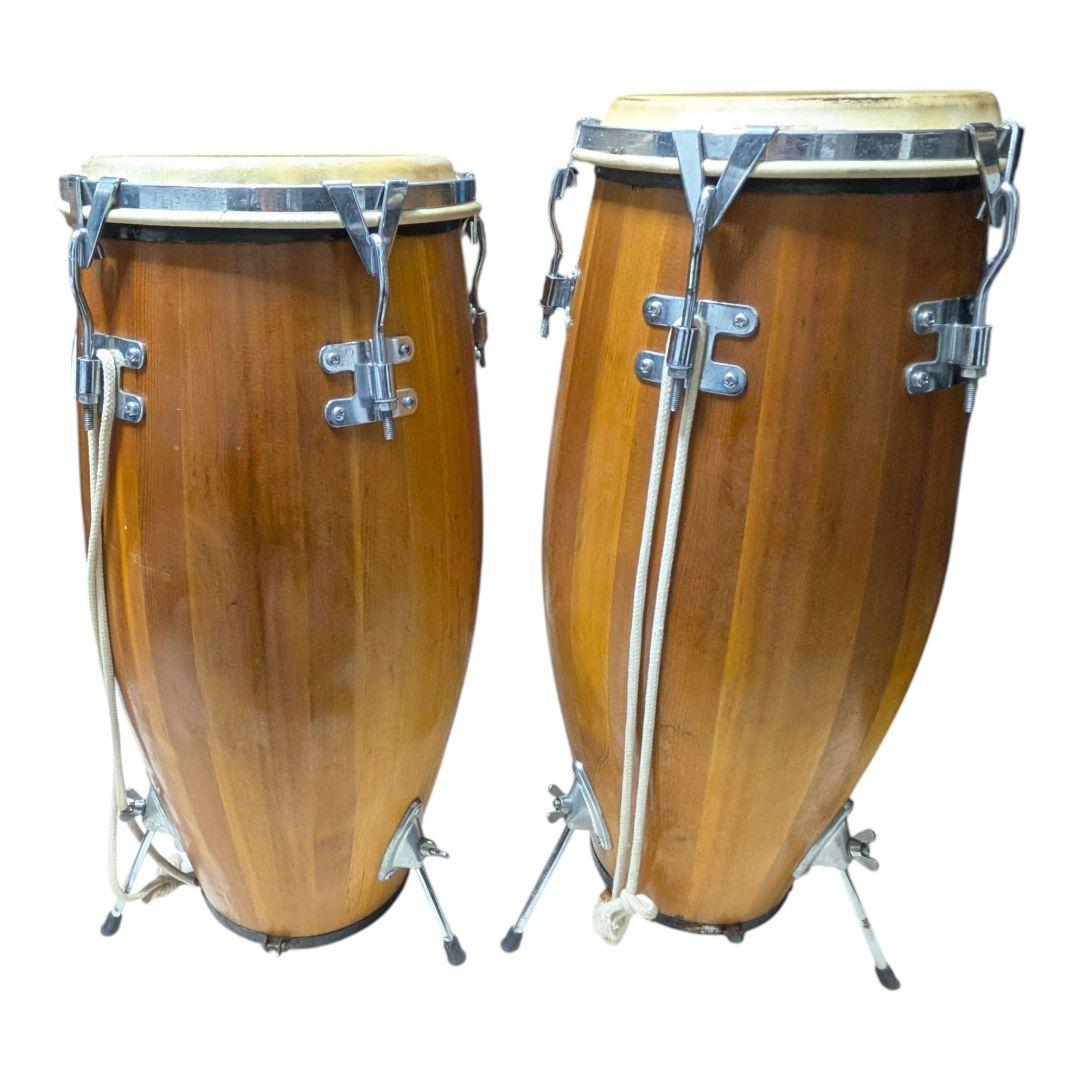 Pearl パール コンガ キント パーカッション 11.5と10インチ ウッド