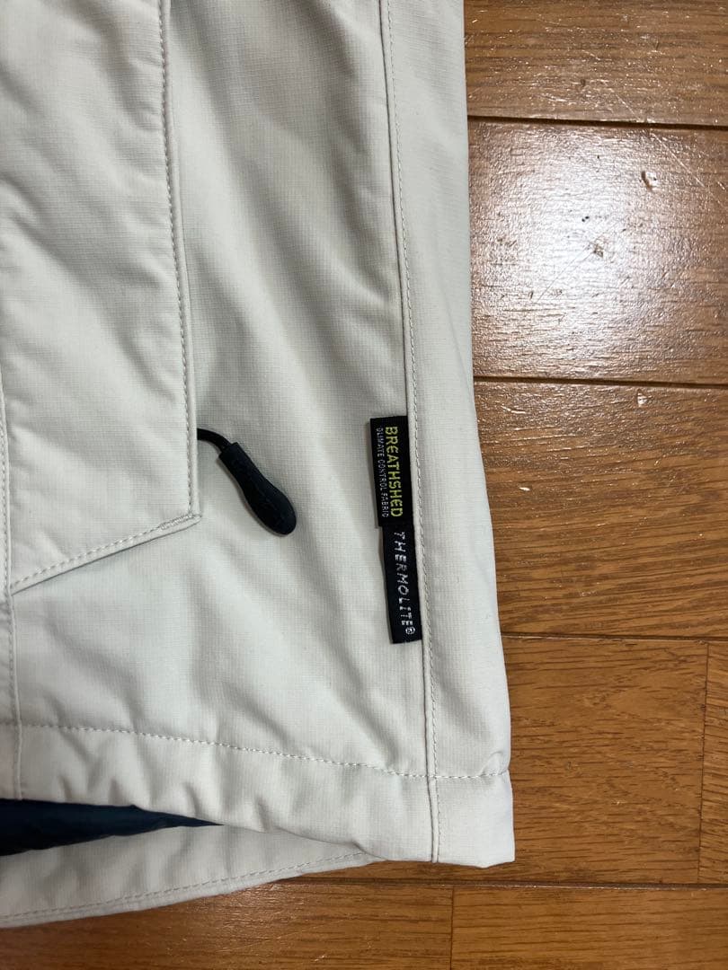 パズデザイン　ブレスシェード　ウォームレインジャケット　　ライトグレー