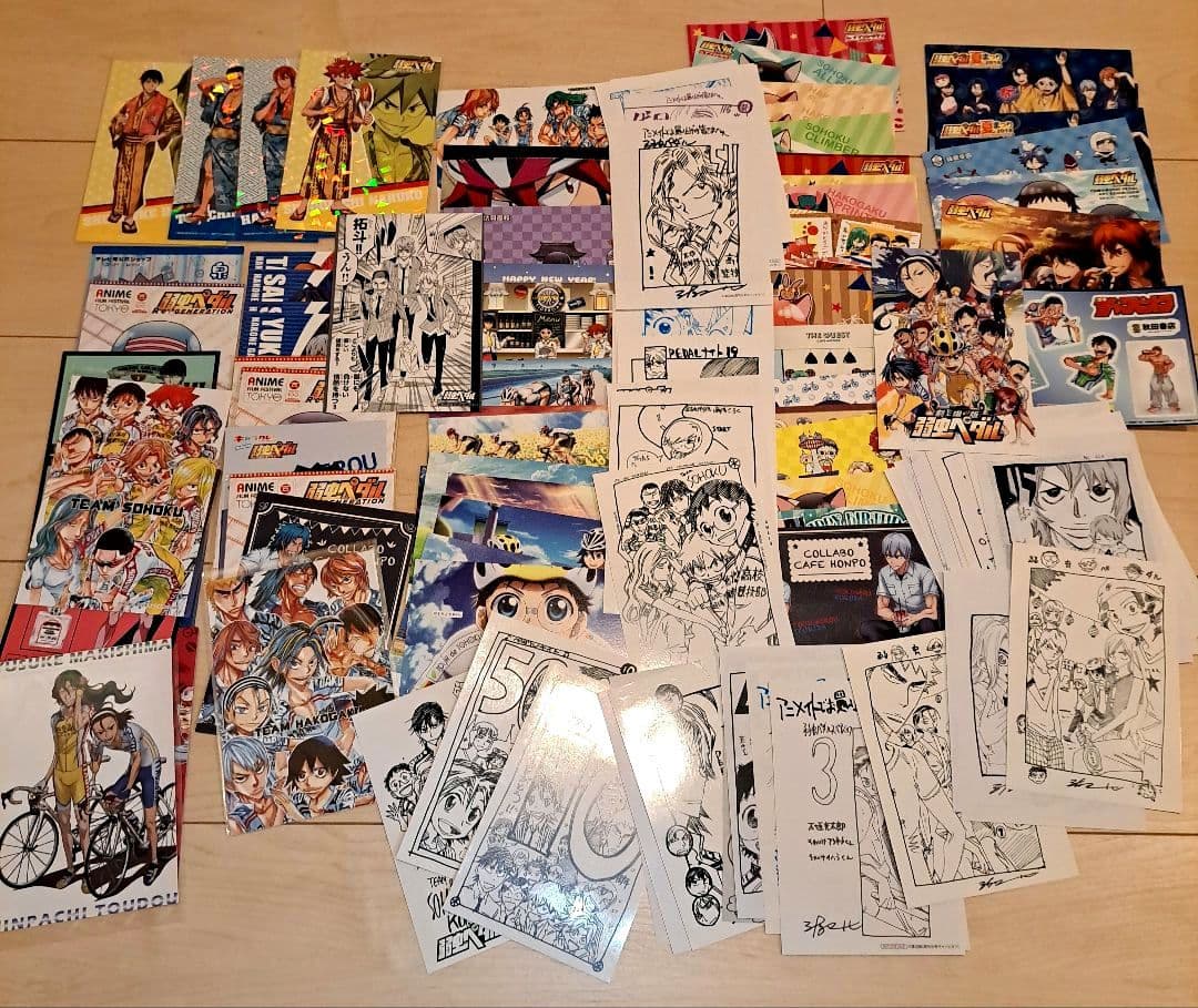 弱虫ペダル ポストカード・サインカード 大量まとめ売り（アニメイト特典　他多数）