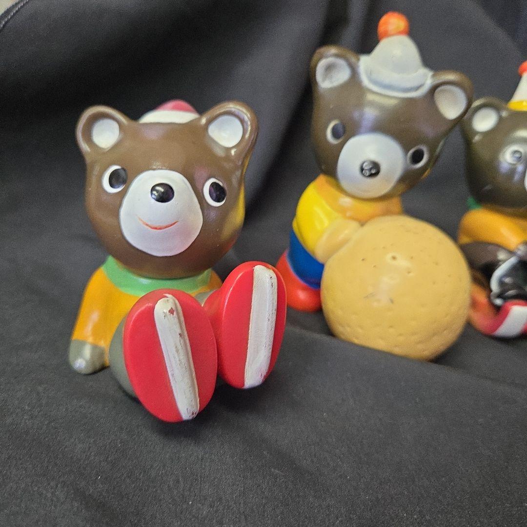 北海道拓殖銀行 貯金箱　たくちゃん　ウィンタースポーツ8体