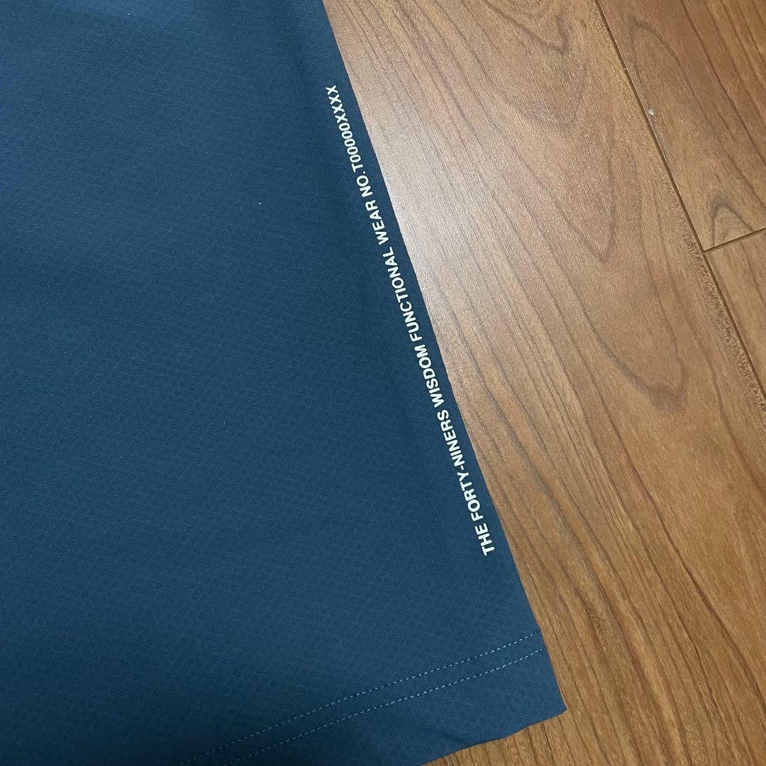 定価3.1万　TFW49 ロング　ポロシャツ　ネイビー　ゴルフ