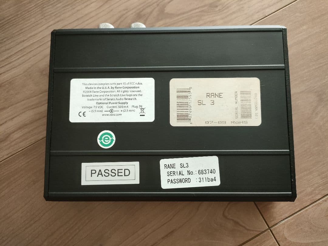 DJ機材 RANE DJ serato SCRATCH LIVE SL3 DVS