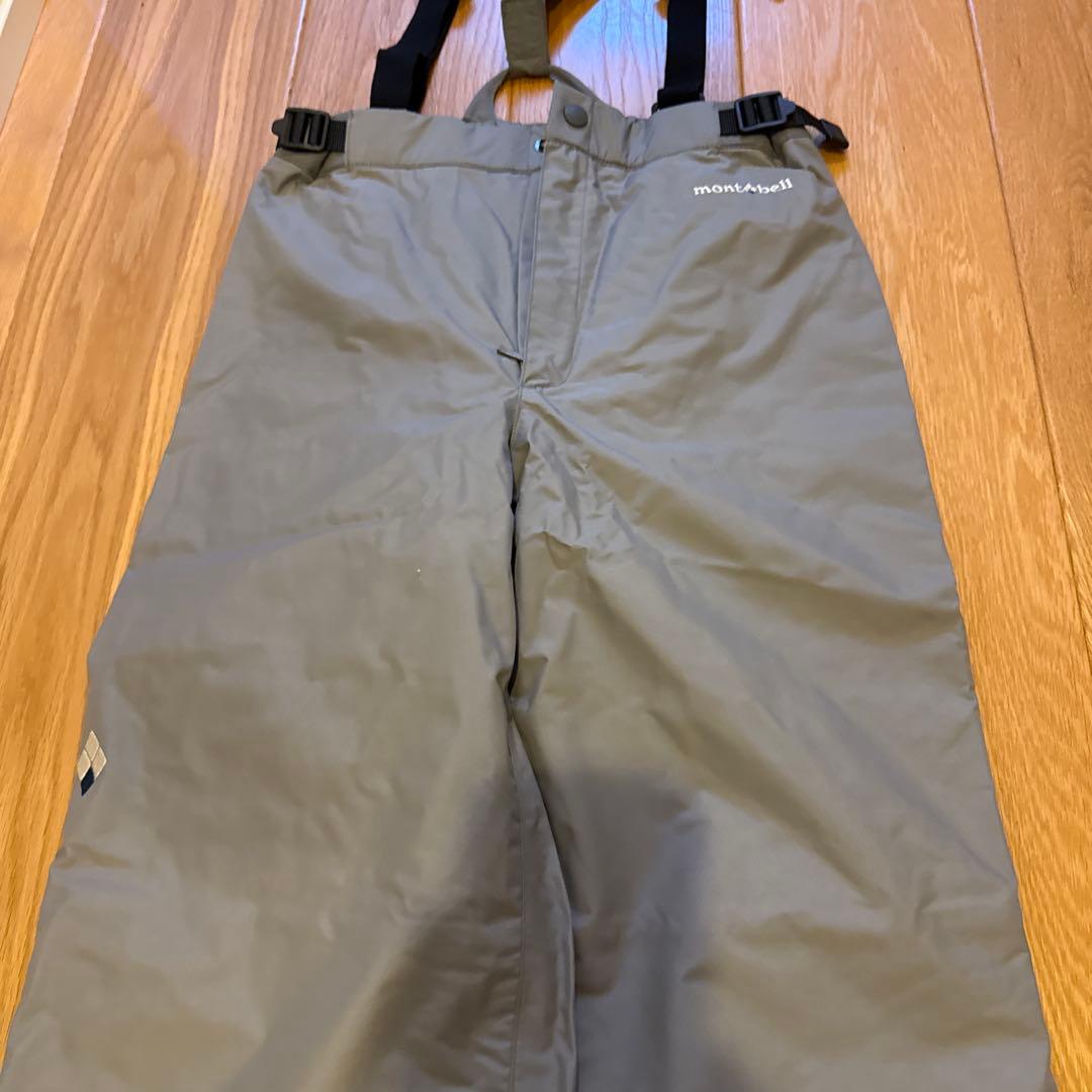 monbell 子ども用スキーウェア 緑色