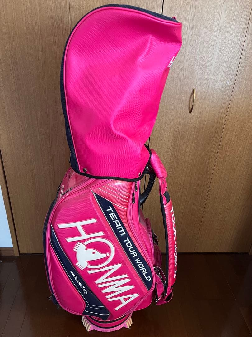 HONMA TEAM TOUR WORLD キャディバッグ ピンク
