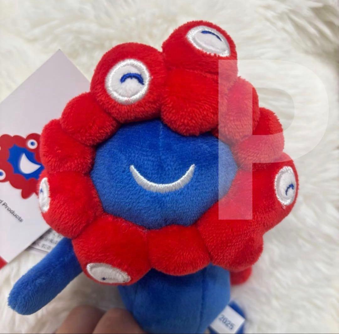 【新品タグ付き】 ミャクミャク　スキップ　にっこり マスコットキーホルダー