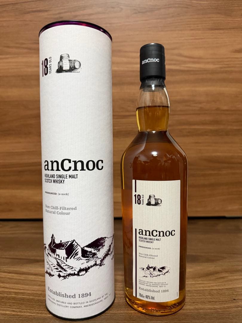 【新品未開封】アンノック 18年 シングルモルト スコッチ 箱付 終売