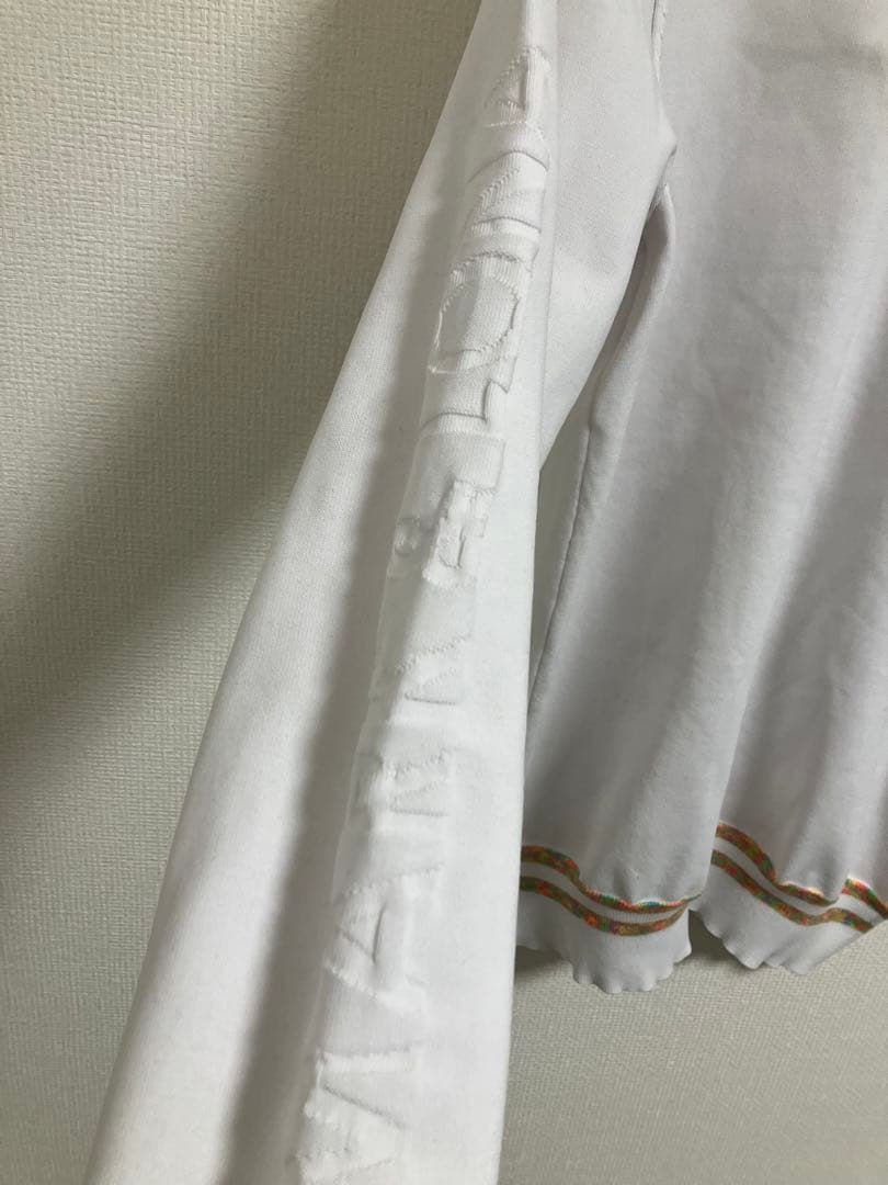 MARK & LONA マーク&ロナ　ニット　セーター　薄手46 M 白