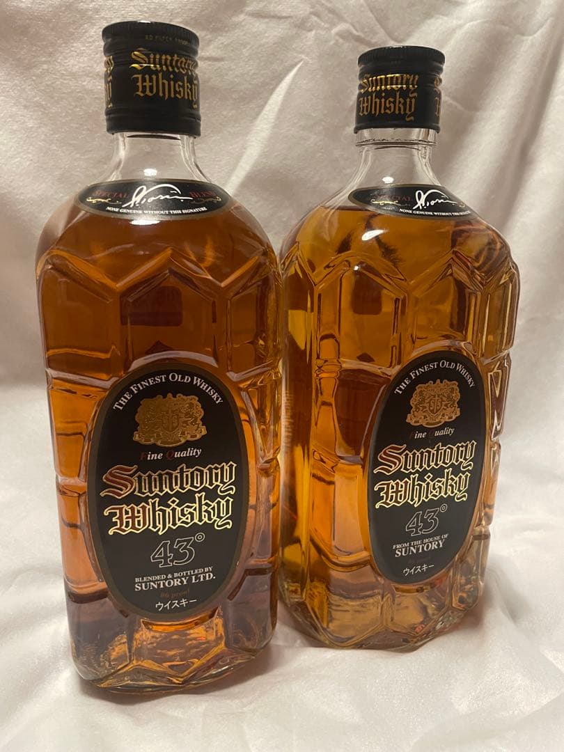 サントリーウイスキー 黒角瓶 700ml 43% 2本