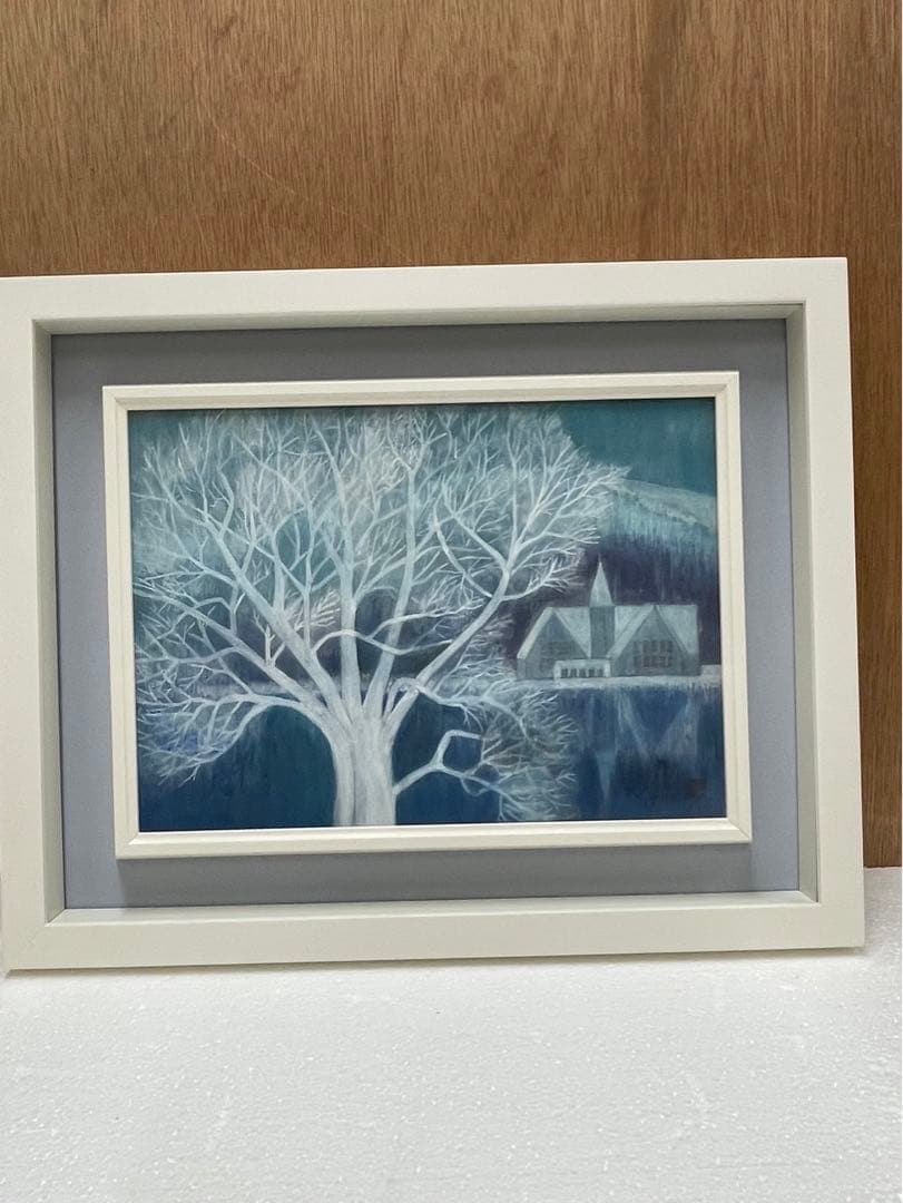 油絵 画家 ( 小宮 俊恵 ) タイトル  湖畔