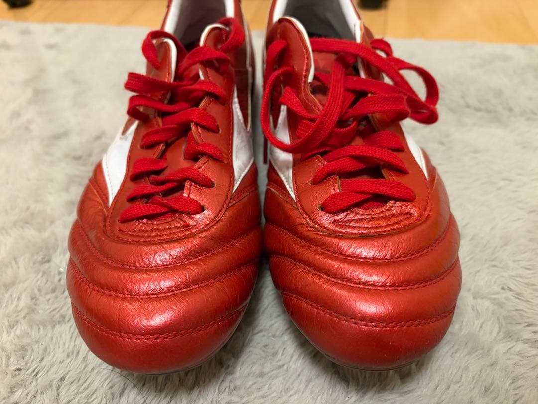 サッカースパイク　ミズノ　モレリア2JAPAN パッションレッド