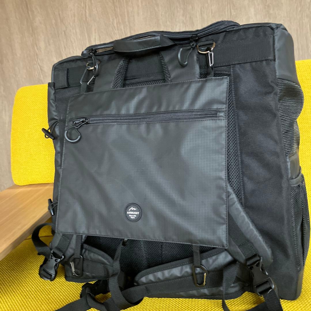AIR BUGGY エアバギー 3WAY リュック ワイド黒　新品同様美品