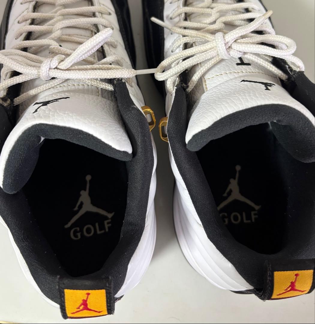 美品　NIKE エアジョーダンゴルフ　AJ12 LOW 白黒