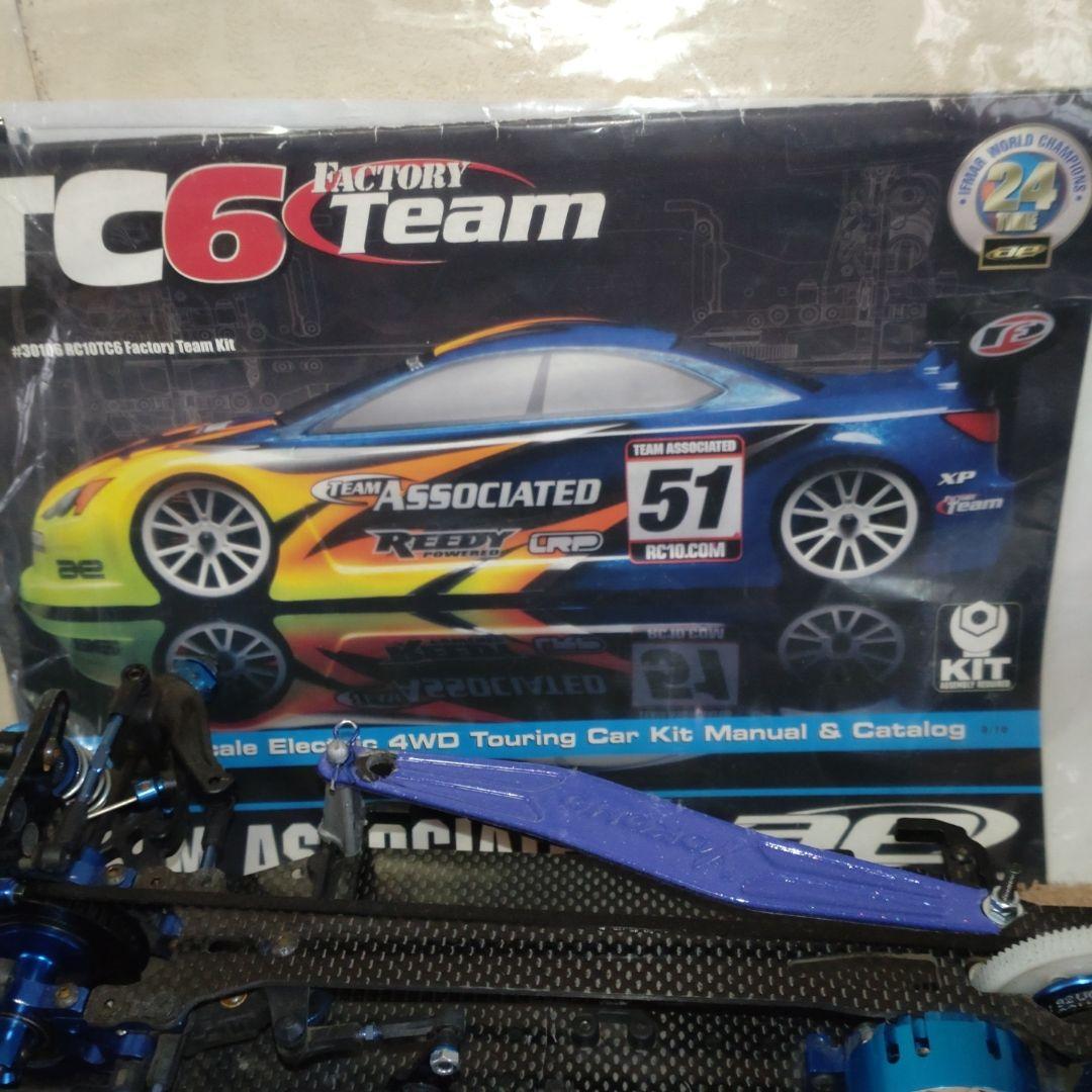 ♥ Teams アソシ TC-6 4WD ベルトドライブＲＣツーリングカー中古品
