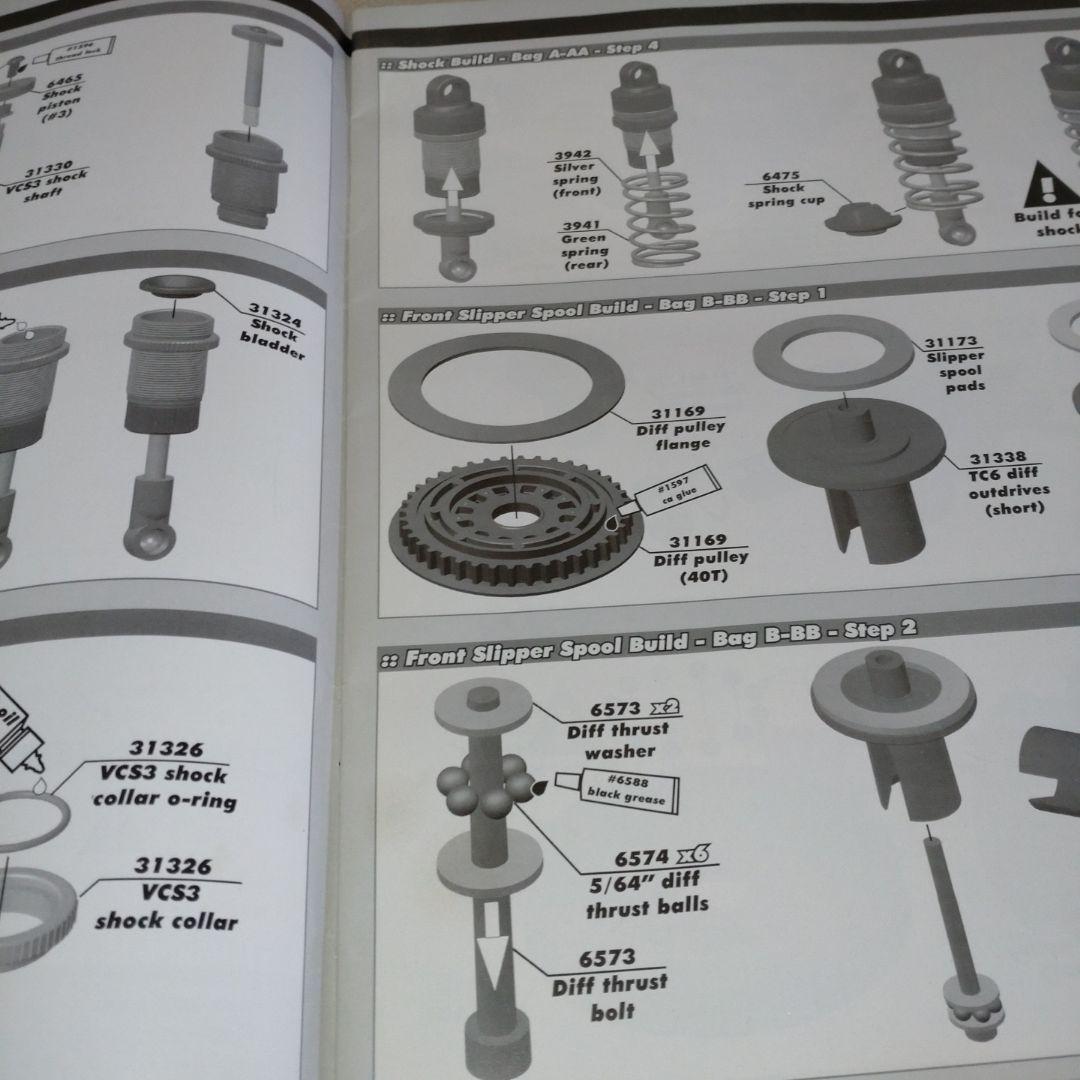 ♥ Teams アソシ TC-6 4WD ベルトドライブＲＣツーリングカー中古品