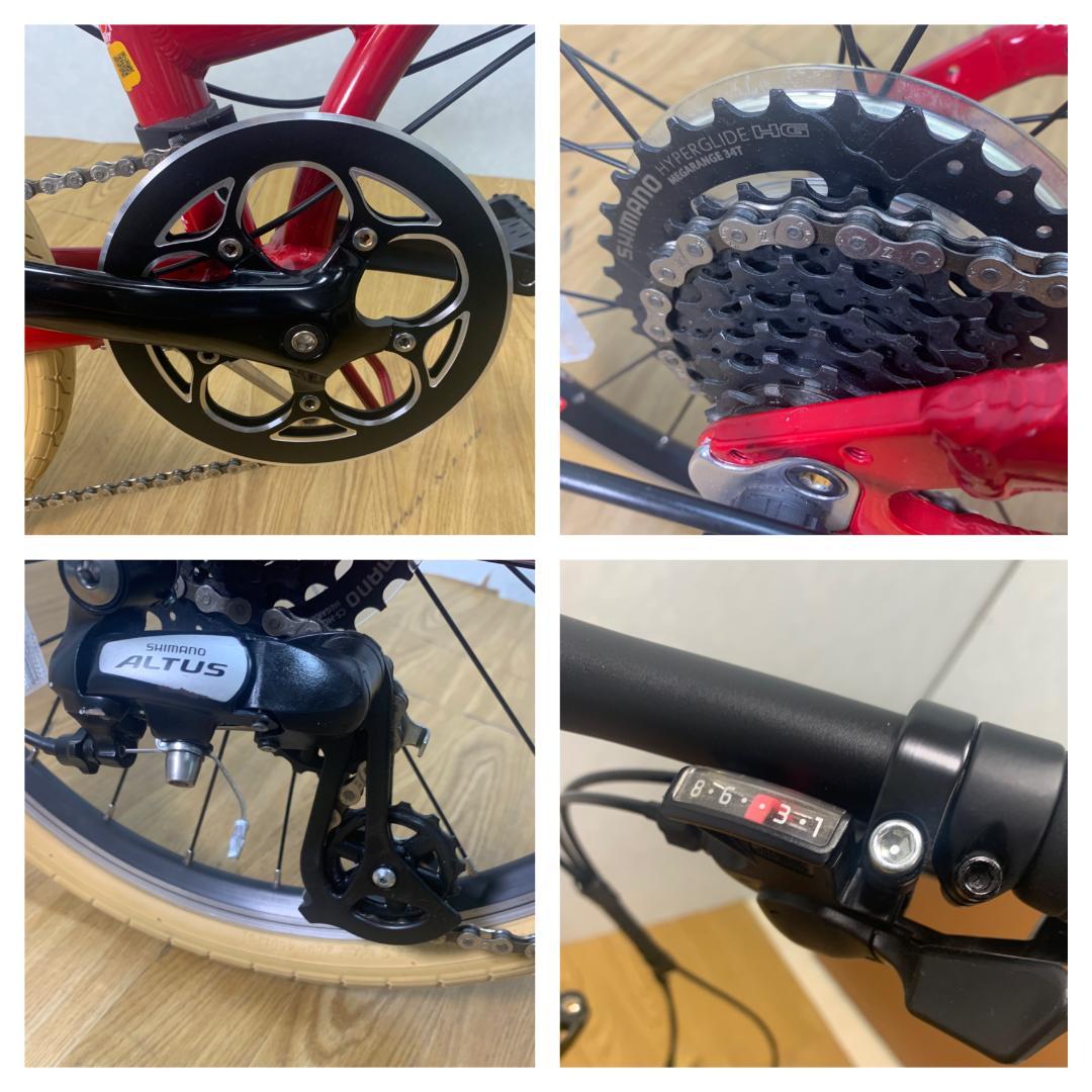 K★936 LOUIS GARNEAU ルイガノ 折りたたみ ミニベロ 自転車