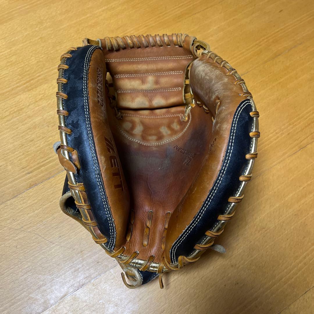ZETT 軟式グローブ 茶色/黒