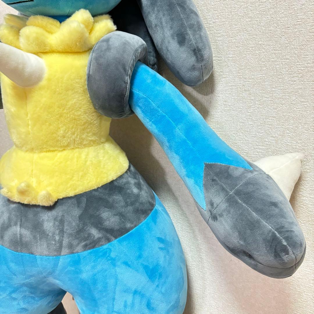 【美品】 ポケモン ルカリオ 等身大　ぬいぐるみ　タグ付