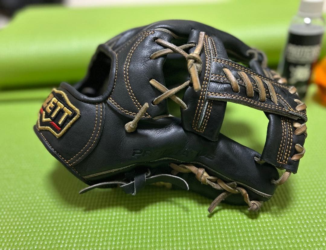 極上　日本製　有名店型付　プロステイタス　硬式用　内野手　今宮　源田　吉川