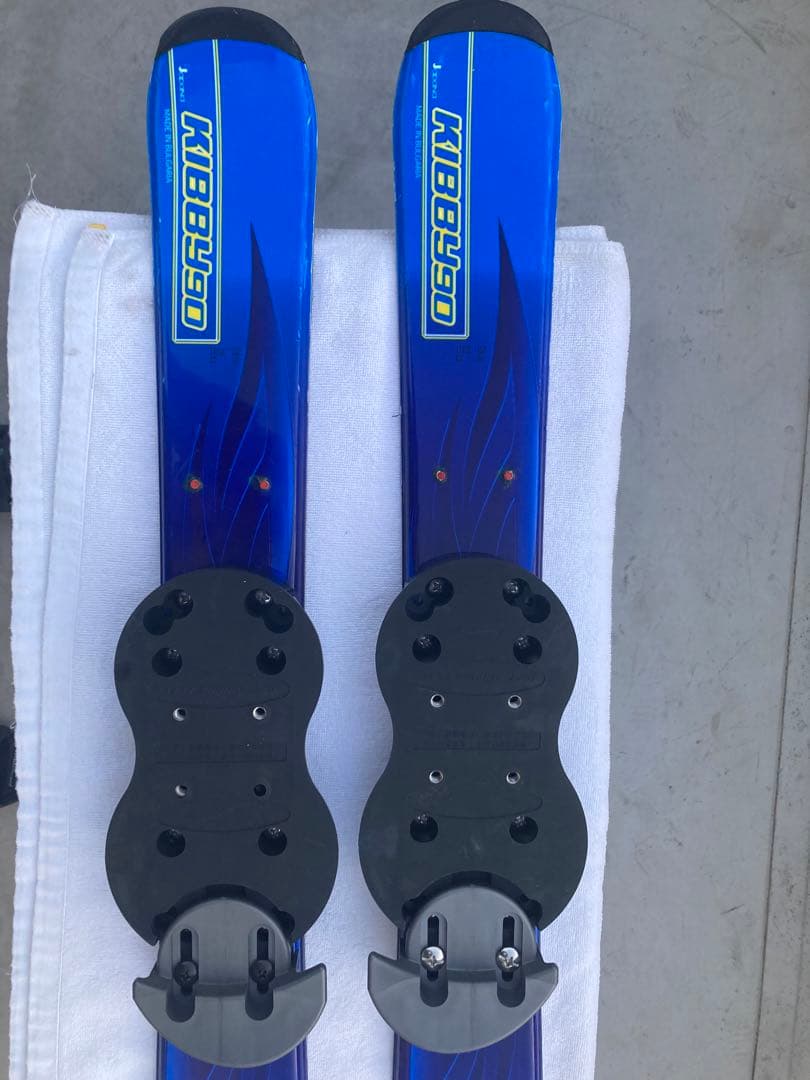 ショート(ファン)スキー　スノーボードブーツ用　KAZAMA 青
